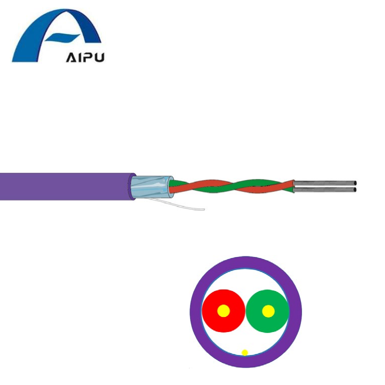 High Quality Aipu Foundation Fieldbus Type a Cable 2 Cores Purple Color ...