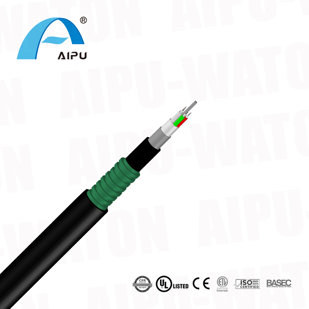 High Quality Outdoor Direct Buried Double Armored Fiber Optic Cable ...